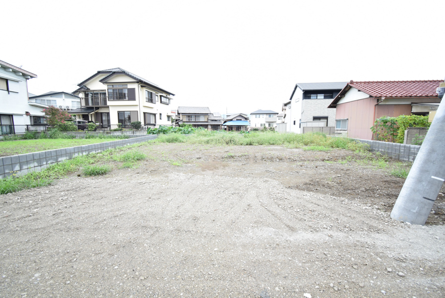 【１号棟：現地土地写真】