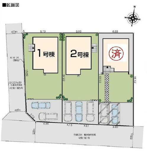 那須塩原市埼玉の新築一戸建の区画図|「初めまして！」が集まる分譲地。たくさんの子供たちが年齢を問わずに、仲良く一緒に成長できるのは分譲地の特徴ですね。