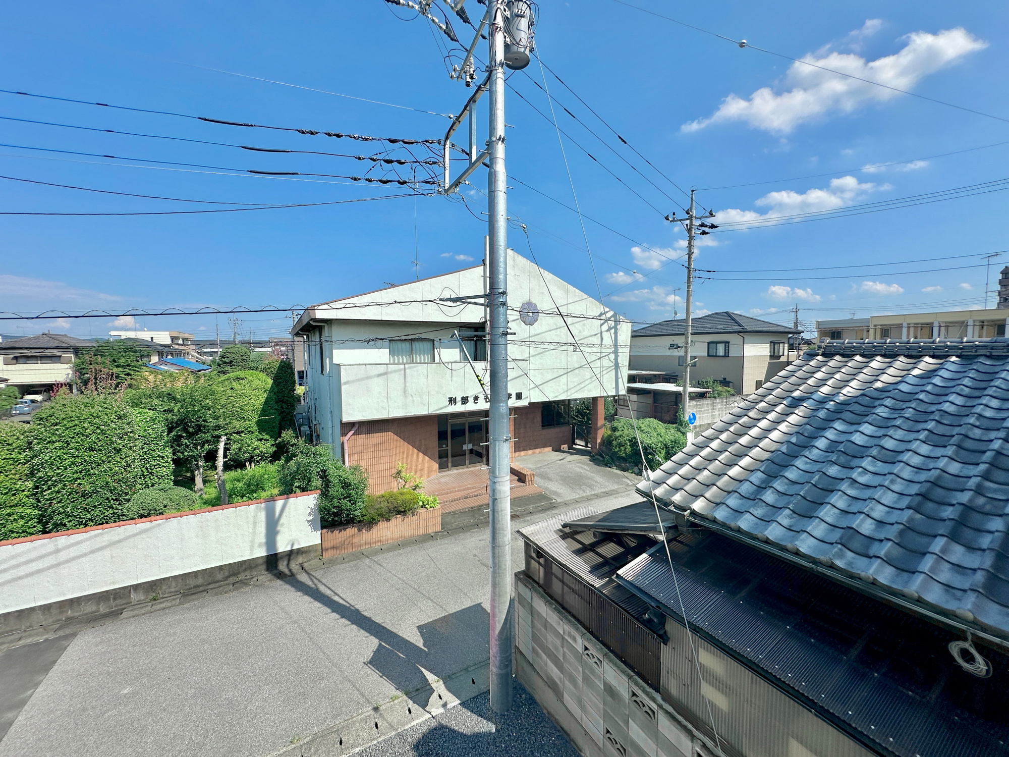 足利市田中町の新築一戸建の展望|隣地との距離が確保されているので開放感のある眺望♪