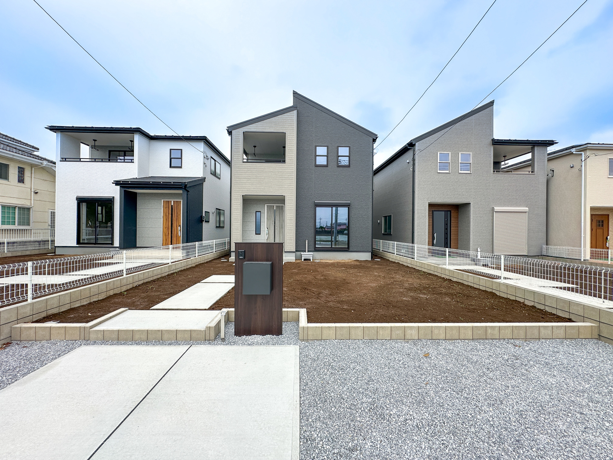 第１栃木市都賀町平川　新築住宅全４棟の庭|お庭での家庭菜園・ガーデニングを通じて、お子様と一緒に育てていくと、思い出も増えていきそうですね♪