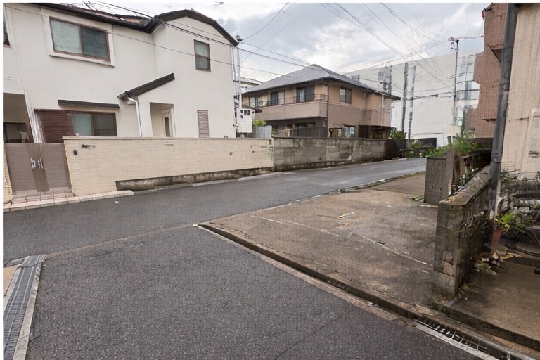 田中町3丁目　土地の外観