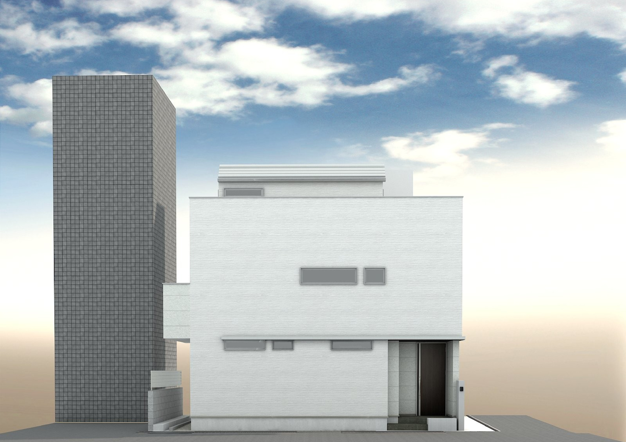 田中町3丁目　土地の外観パース|参考プラン図②