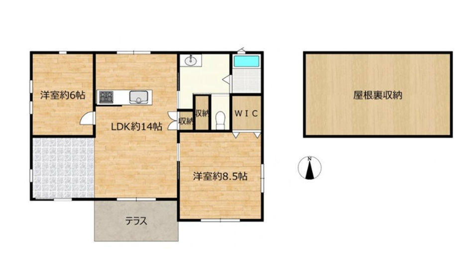 熊谷市樋春　間取図