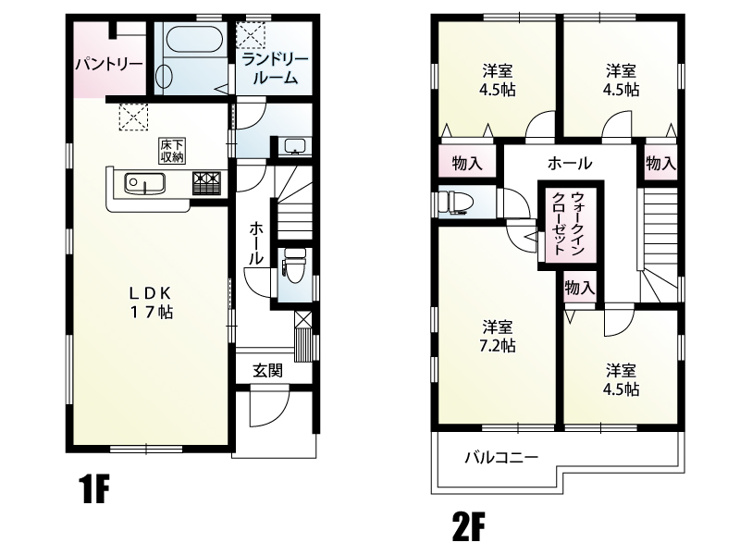 北葛飾郡松伏町　田中3丁目　新築戸建　　全2棟