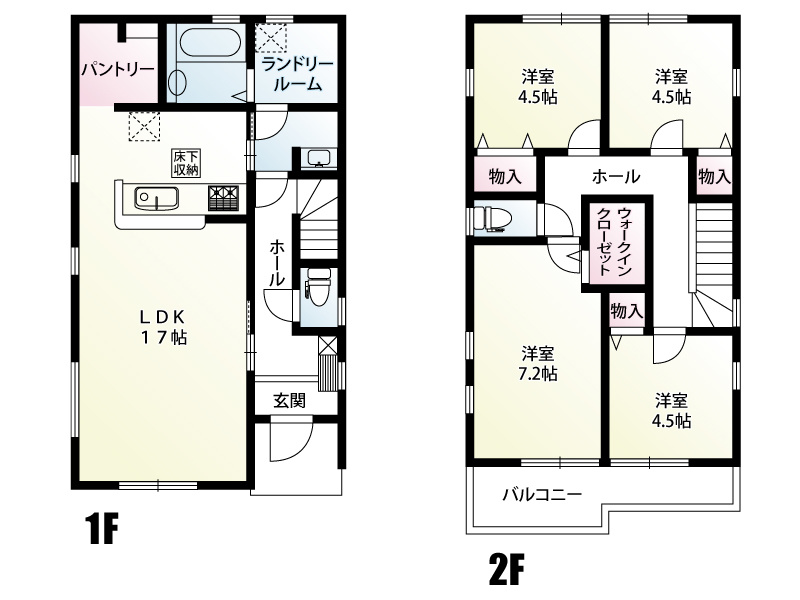 北葛飾郡松伏町　田中3丁目　新築戸建　　全2棟