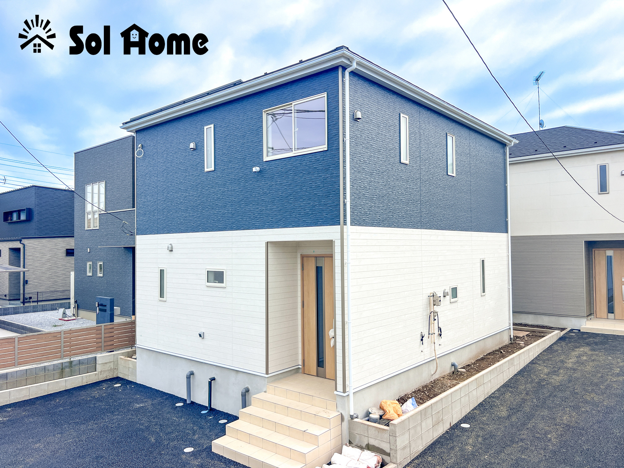 真岡市さくら１丁目の新築一戸建の外観|◆本日のご案内も大歓迎です♪◆ 図面や写真では分からない部分を不動産のプロが丁寧にご説明いたします！！ 年中無休のソルホームはいつでもお問い合わせをお待ちしております♪