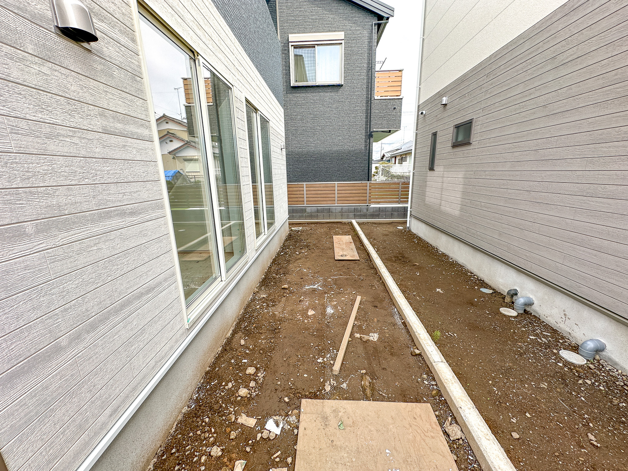 真岡市さくら１丁目の新築一戸建の庭|お庭での家庭菜園・ガーデニングを通じて、お子様と一緒に育てていくと、思い出も増えていきそうですね♪
