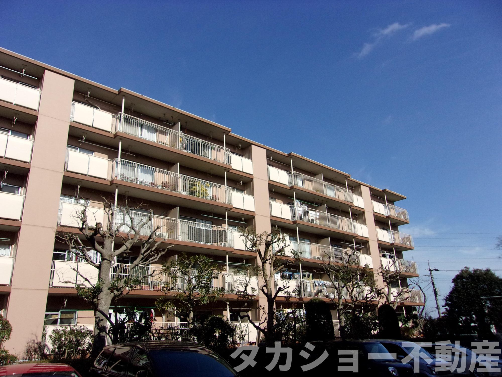 西千葉グリーンハイツ　1号棟の外観