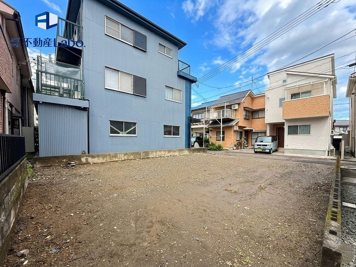 清水区江尻台町10期　全1棟の外観|建築前の建築過程を見ることができます♪