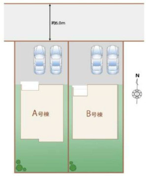 宇都宮市簗瀬町の新築一戸建の区画図|「初めまして！」が集まる分譲地。たくさんの子供たちが年齢を問わずに、仲良く一緒に成長できるのは分譲地の特徴ですね。