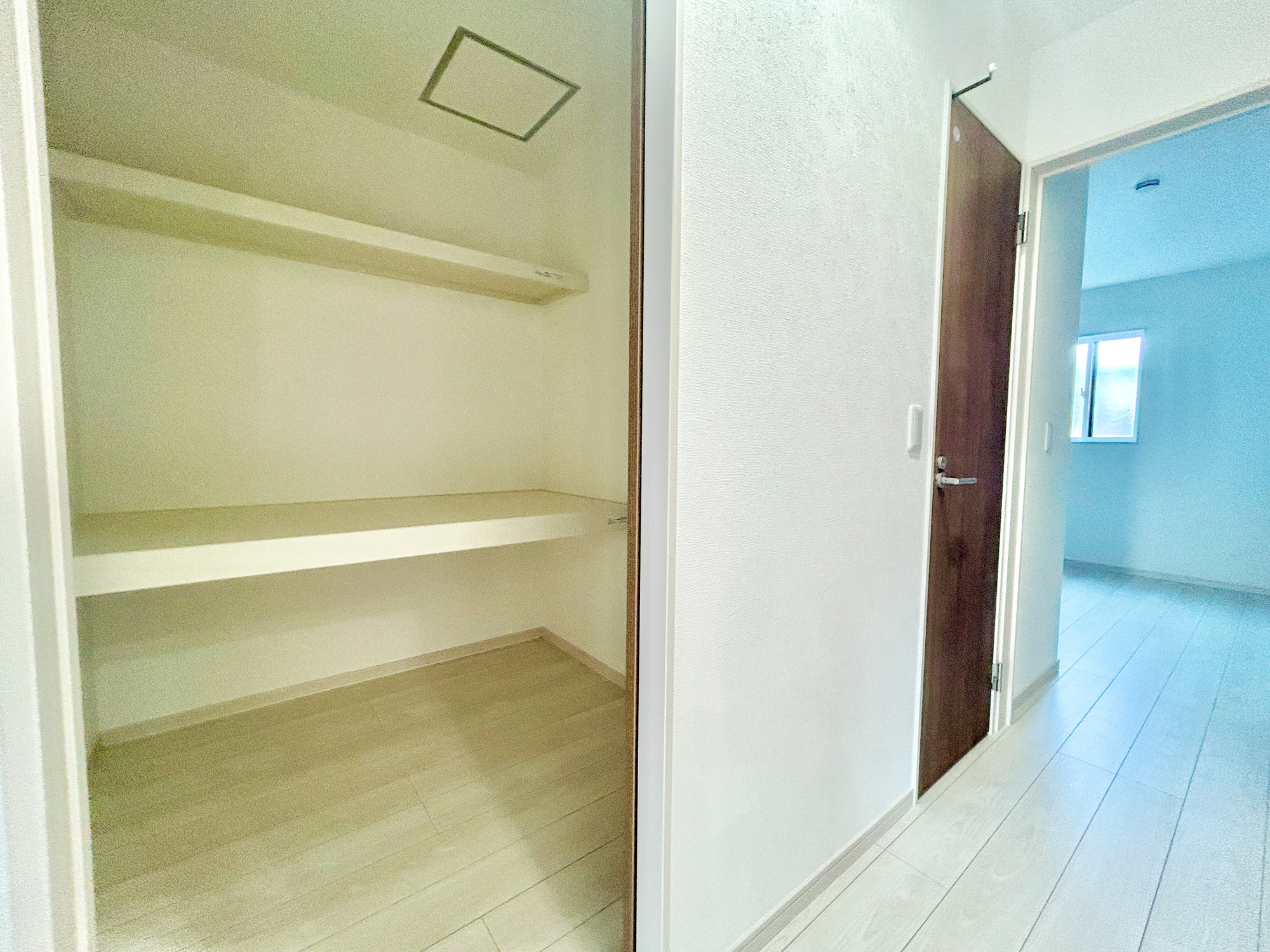 高崎市金古町　新築住宅全11区画の収納|納戸には、洋服はもちろん、お子様との思い出もたっぷりしまえます♪お子様の成長と共に増えていく荷物も楽々しまえる収納力！