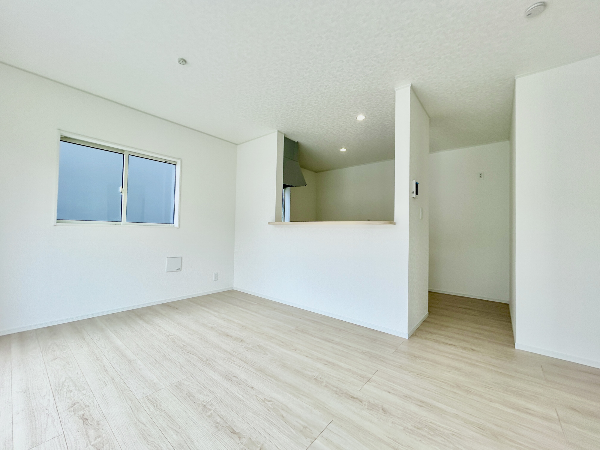 高崎市吉井町下長根第3　新築住宅全4棟の居間・リビング|ここにはみんなが集い、食事と楽しい会話が始まる。話に夢中になりすぎて、ついつい時を忘れてしまう。そんな束の間の幸せを感じさせてくれる場所。