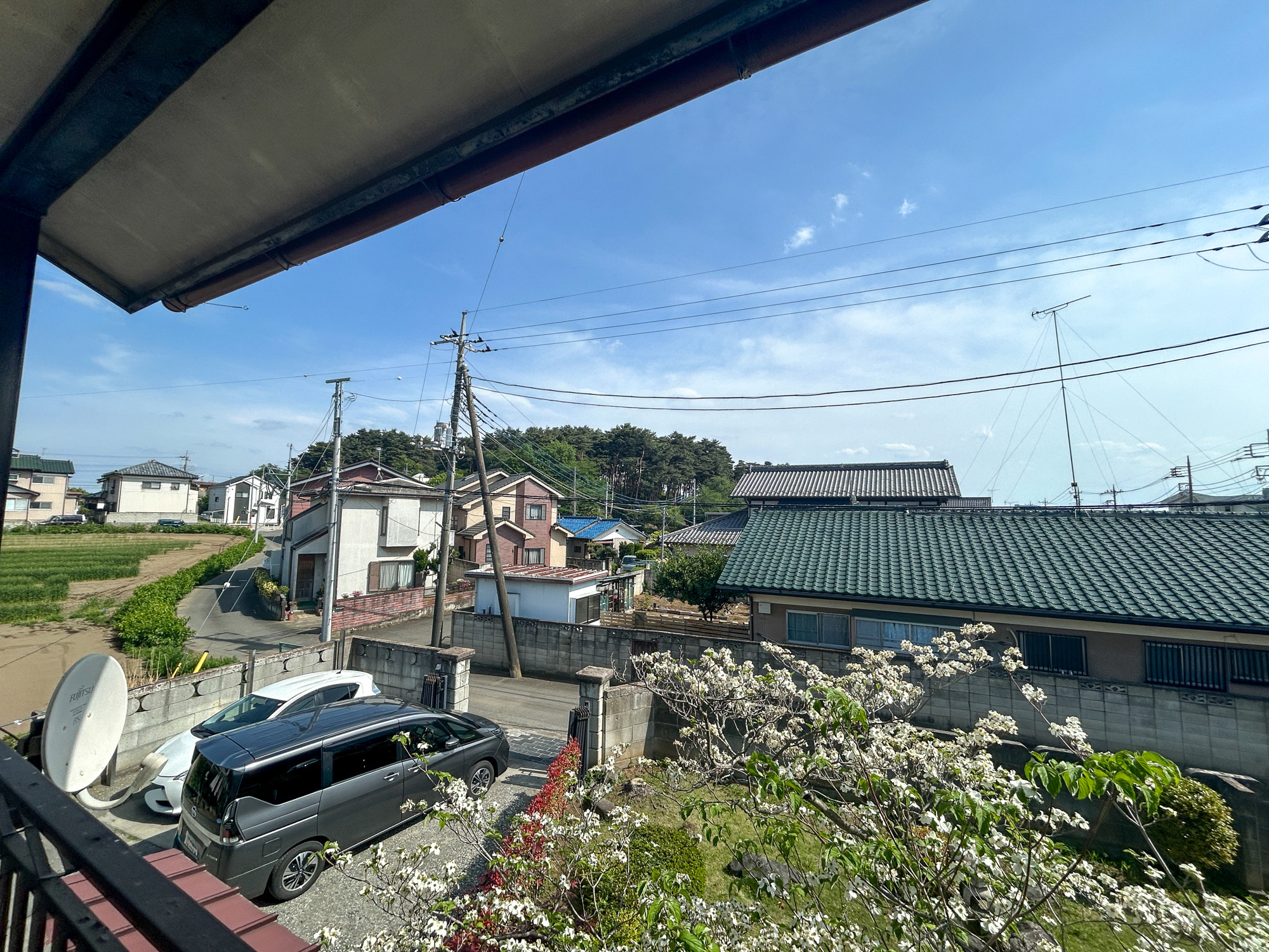 伊勢崎市豊城町　中古住宅の展望|隣地との距離が確保されているので開放感のある眺望♪
