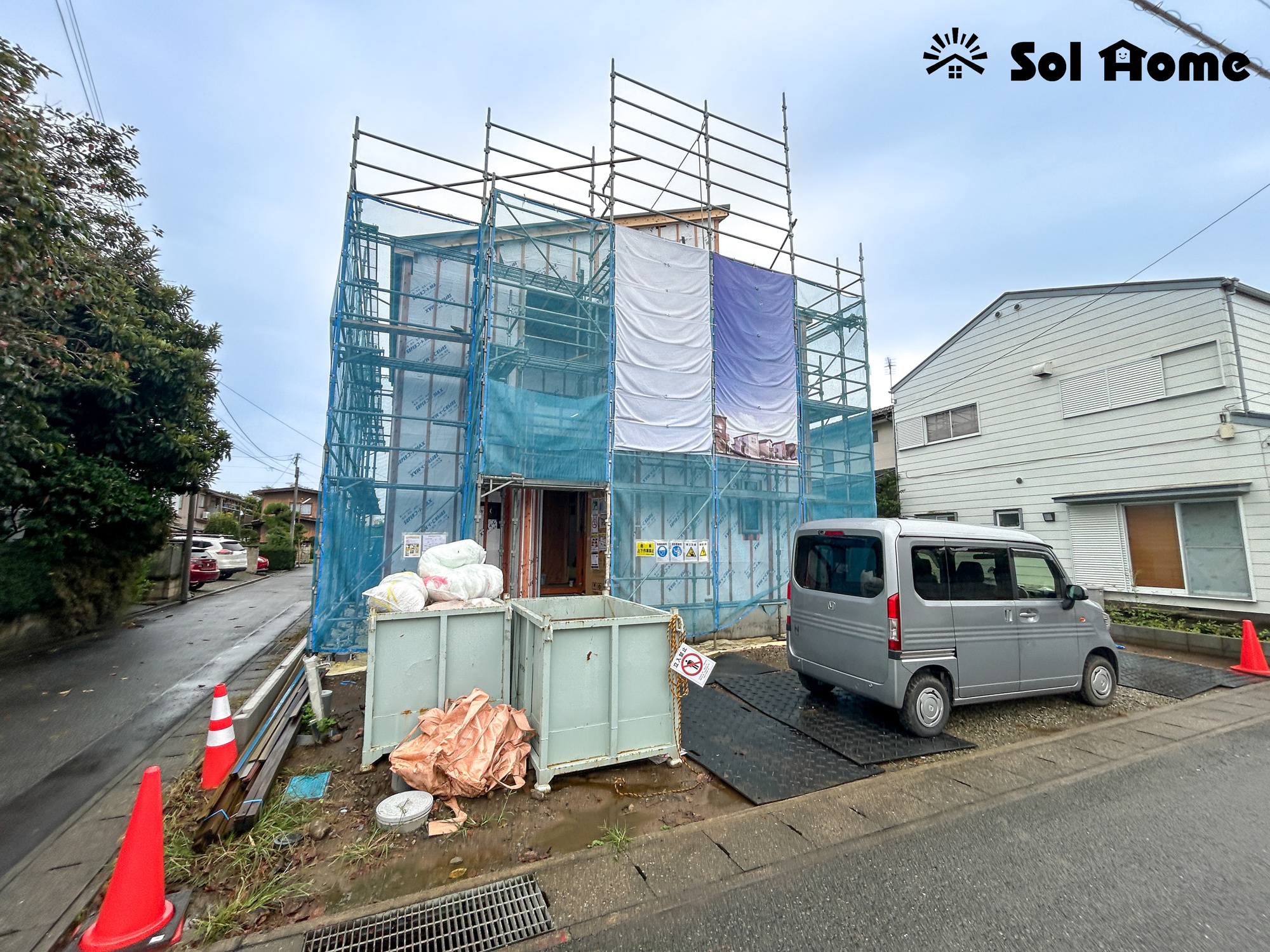 高崎市上並榎町　新築住宅全2棟の外観|◆本日のご案内も大歓迎です♪◆ 図面や写真では分からない部分を不動産のプロが丁寧にご説明いたします！！ 年中無休のソルホームはいつでもお問い合わせをお待ちしております♪