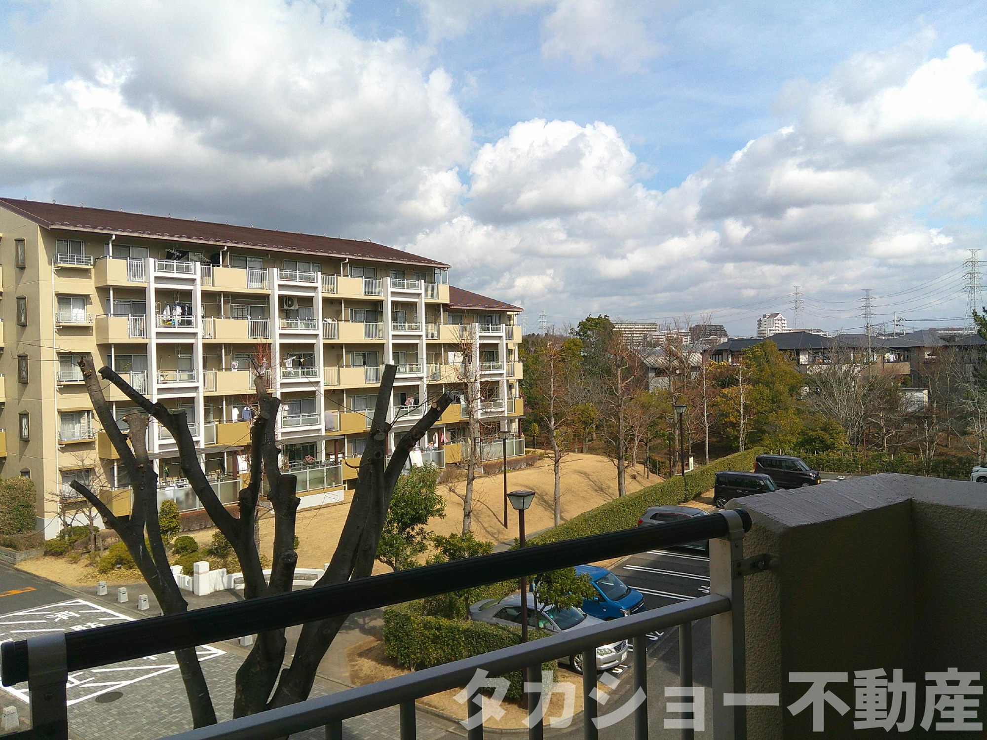 プラザ学園前8号棟の展望