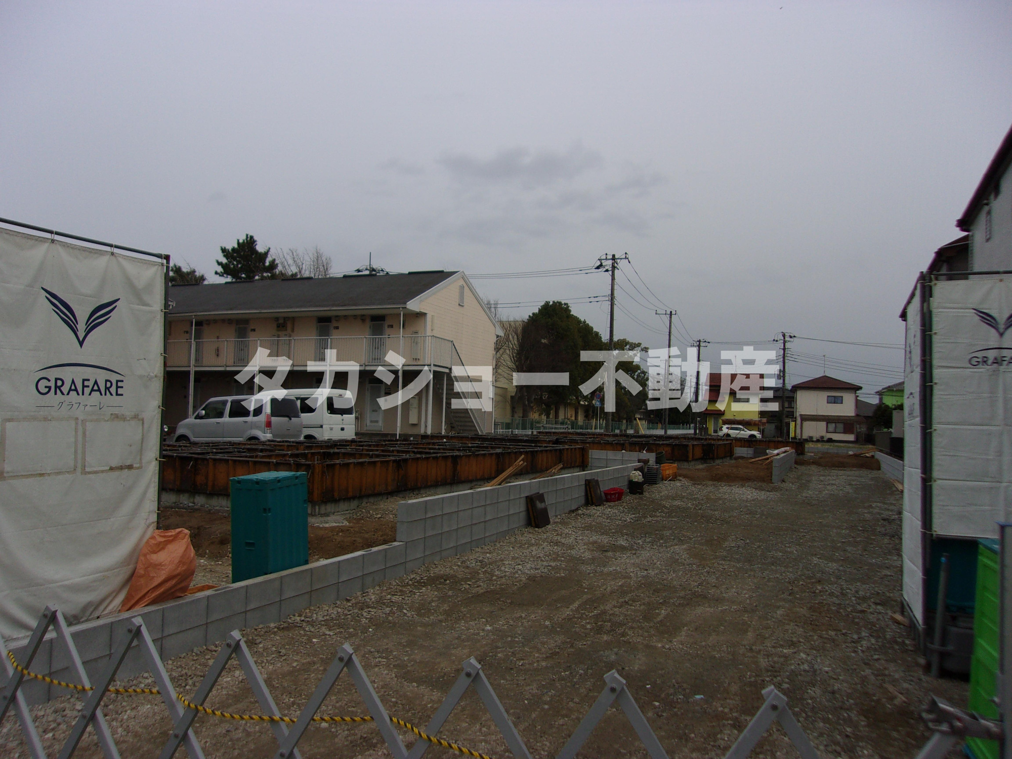 GRAFARE市原市君塚　全3棟の外観