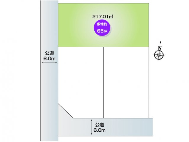 高萩町A区画　区画図