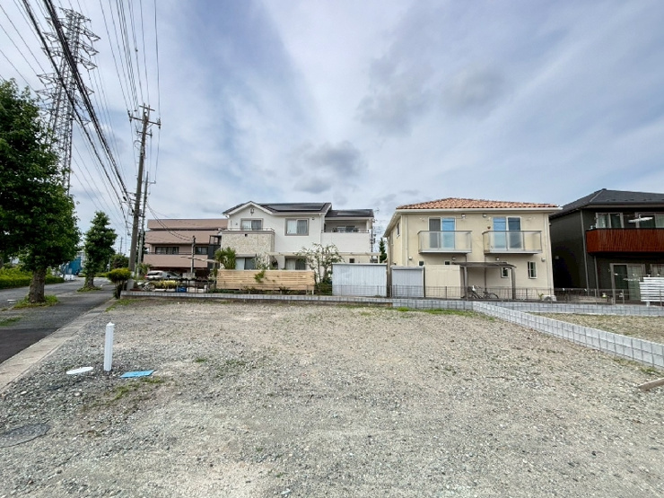 【１号棟：現地土地写真】