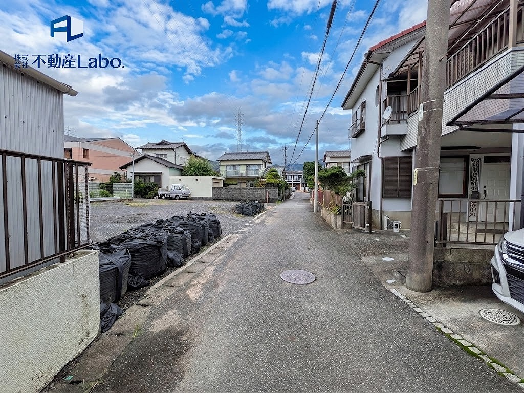 リナージュ　清水区石川新町　01期　全1棟の前面道路含む現地写真|前面道路南東側からのお写真です♪