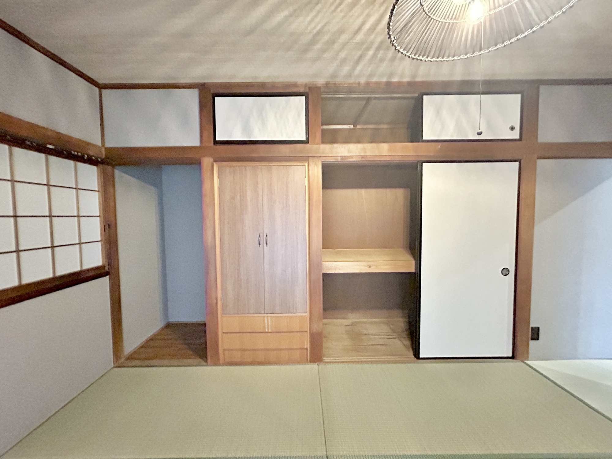 高崎市井野町2期　中古住宅の収納|季節モノや来客用のお布団など、お子様のおもちゃなど収納でき、お部屋にスペースを生まれます。引違い戸でデッドスペースなし！