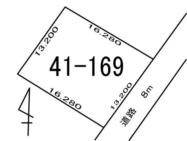 白老町石山41-169　土地の外観