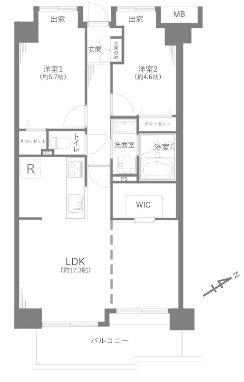 206の間取り