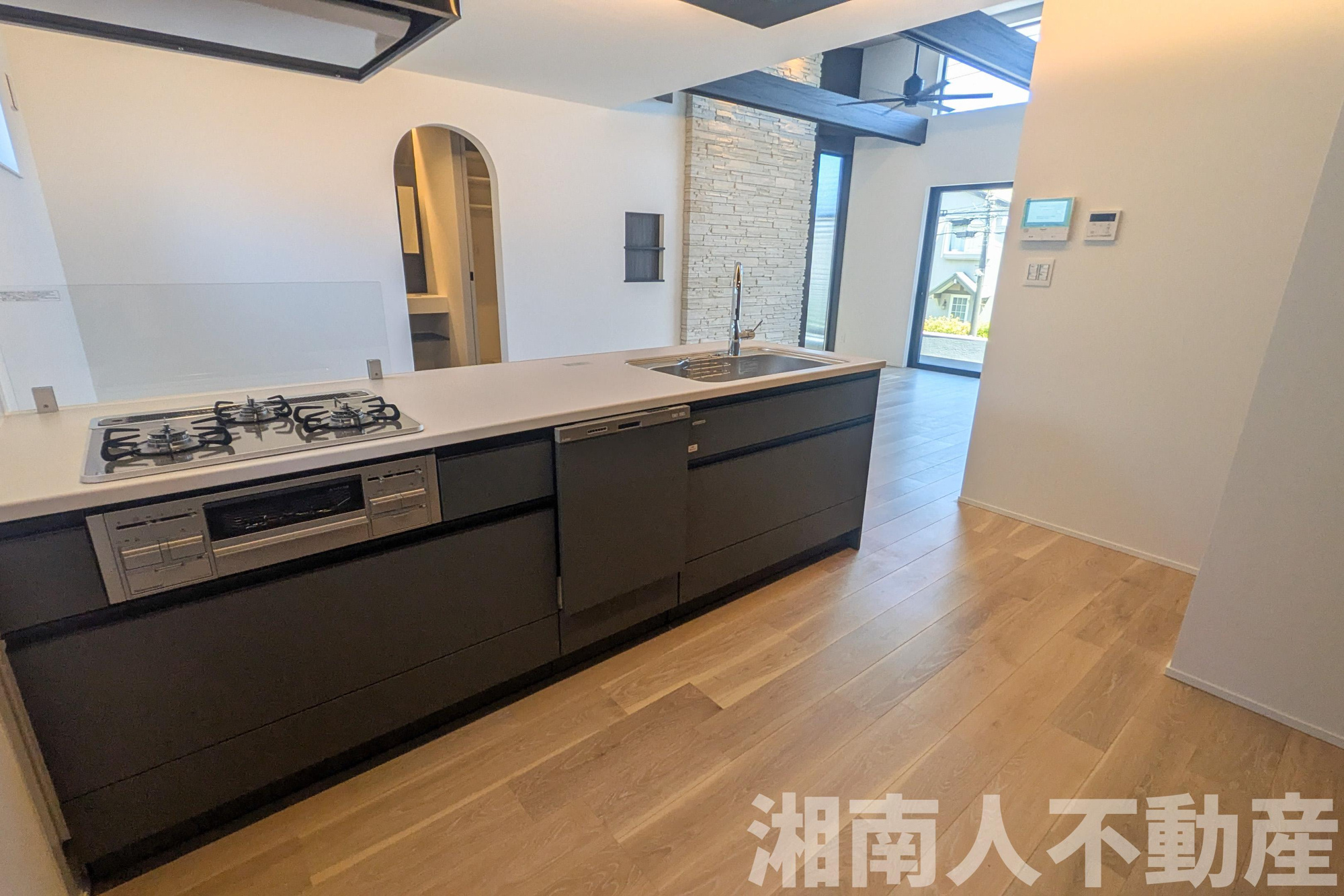 藤沢市鵠沼松が岡2丁目１４－６新築戸建てのキッチン|使いやすいキッチンです