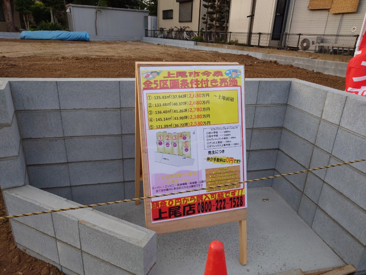 上尾市大字今泉　※ゴミ集積場　持分あり　2.15㎡1/6