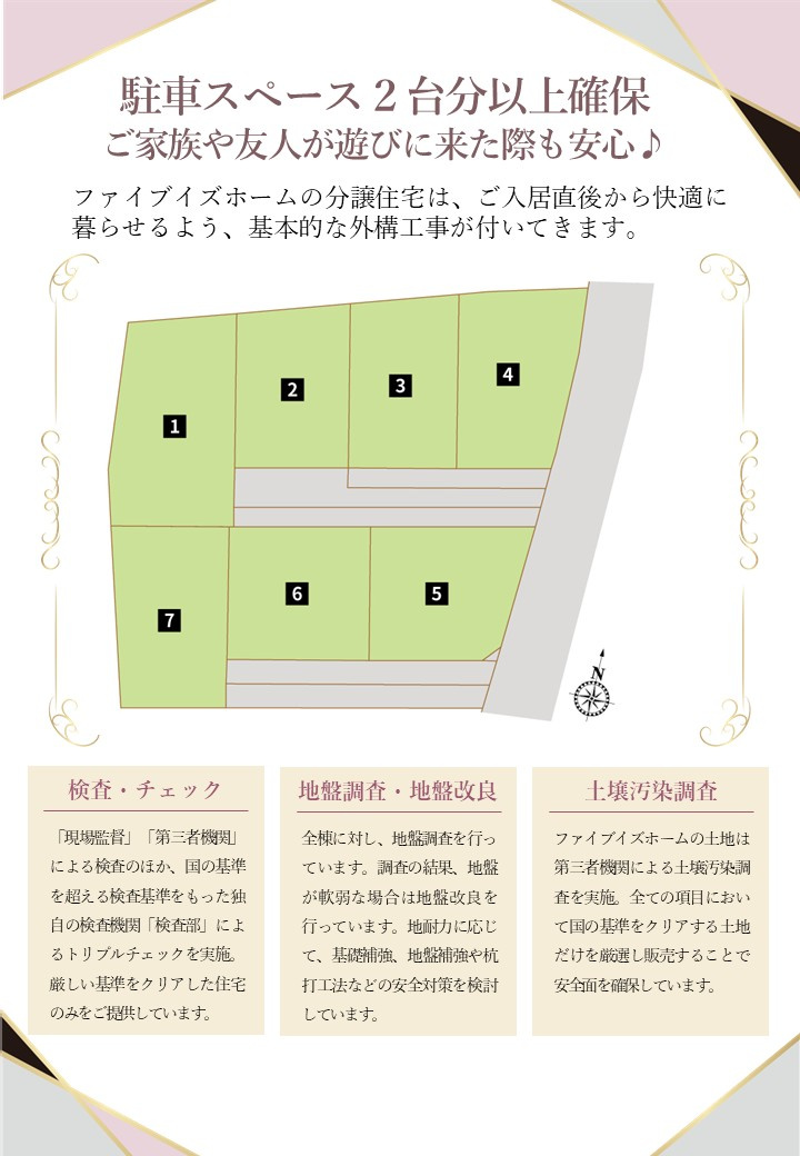 【大里郡寄居町桜沢　全体区画図】