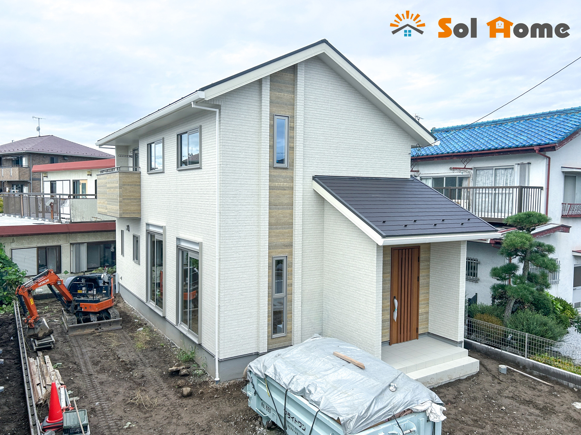 高崎市下之城町第10期　新築住宅全2棟の外観|◆本日のご案内も大歓迎です♪◆ 図面や写真では分からない部分を不動産のプロが丁寧にご説明いたします！！ソルホームはいつでもお問い合わせをお待ちしております♪