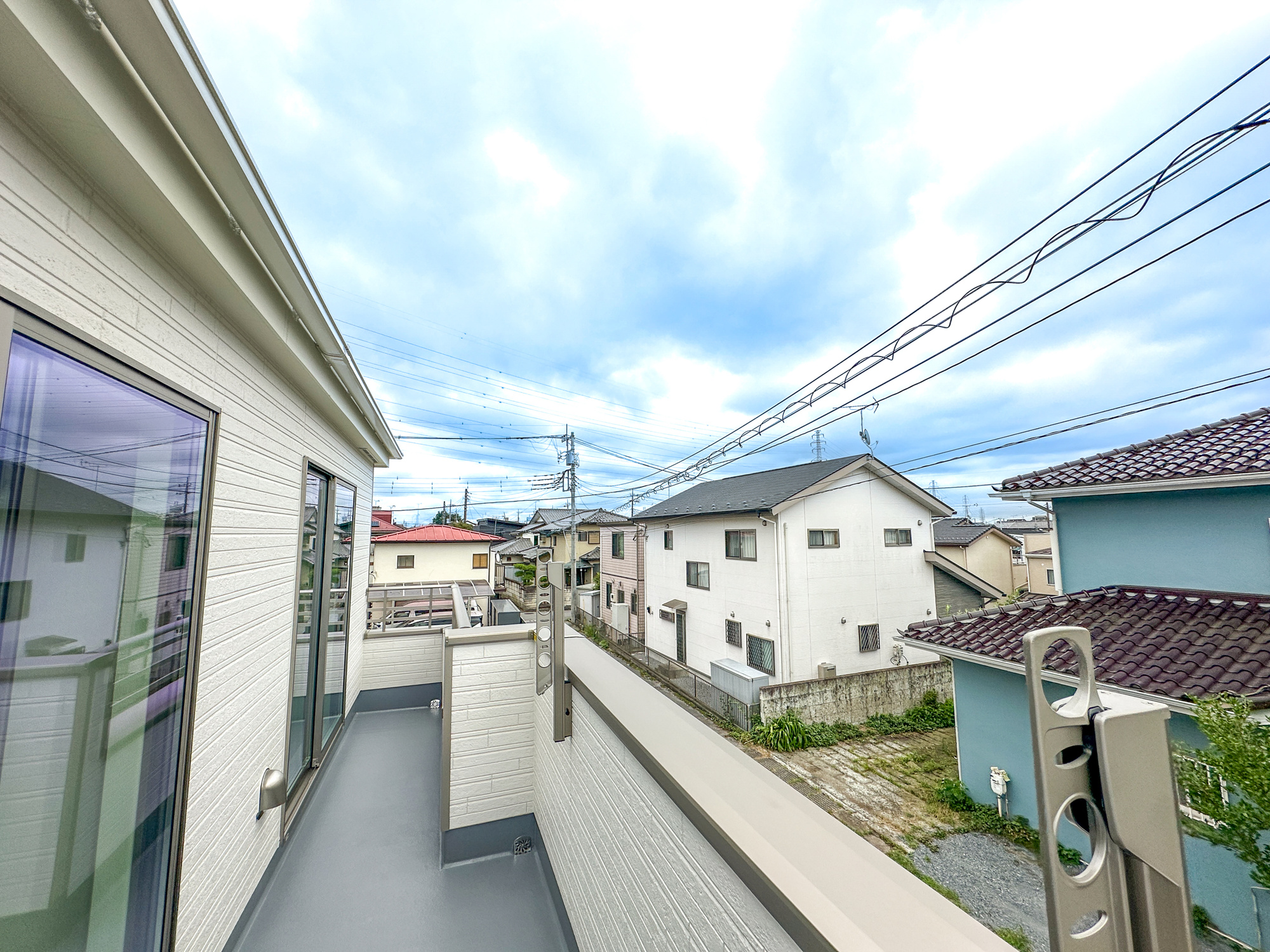 宇都宮市鶴田町2488　新築住宅全３棟の展望|隣地との距離が確保されているので開放感のある眺望♪