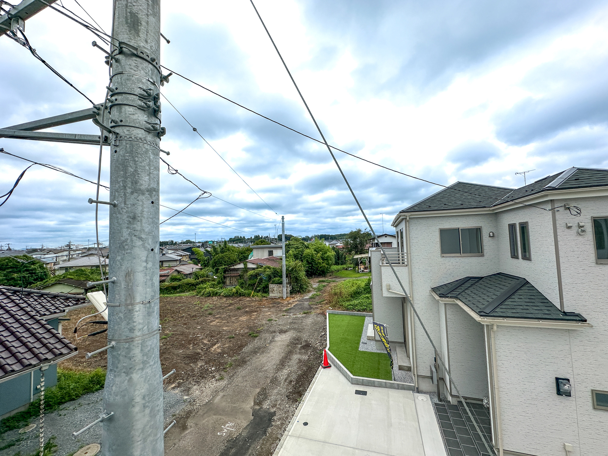 宇都宮市鶴田町2488　新築住宅全３棟の展望|見晴らしの良い眺望は開放感たっぷり♪
