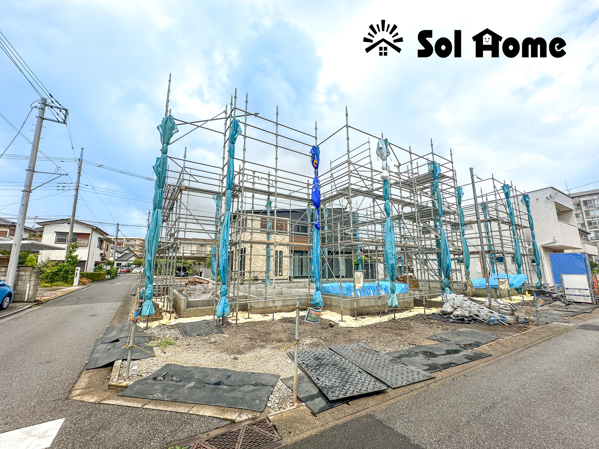 宇都宮市陽東３丁目　新築住宅全２棟の外観|◆本日のご案内も大歓迎です♪◆ 図面や写真では分からない部分を不動産のプロが丁寧にご説明いたします！！ 年中無休のソルホームはいつでもお問い合わせをお待ちしております♪