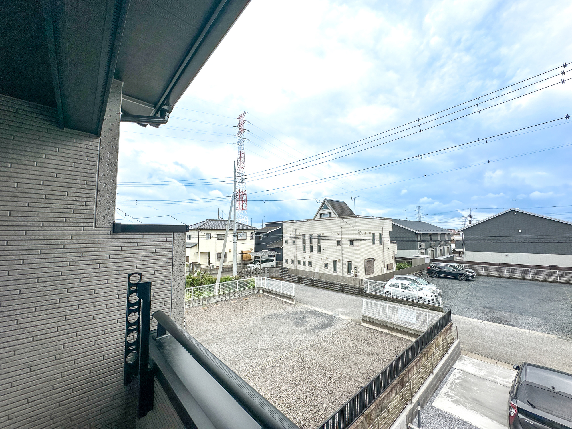 宇都宮市平松３丁目の新築一戸建の展望|隣地との距離が確保されているので開放感のある眺望♪