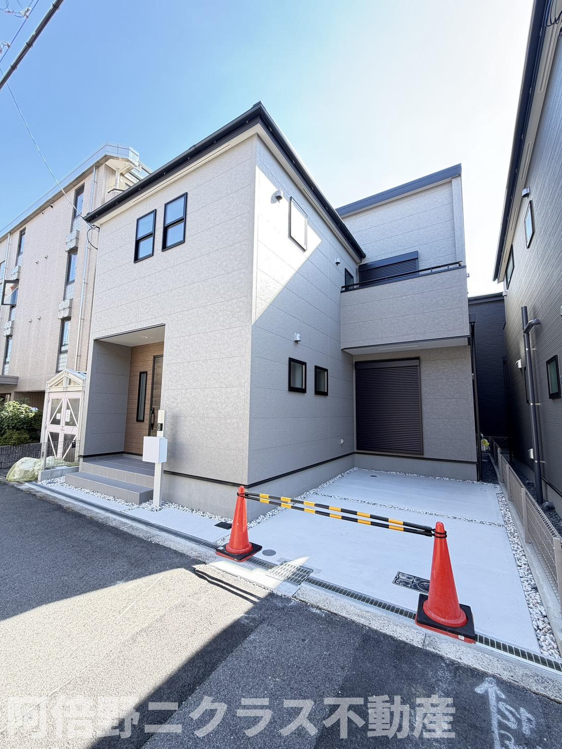 東住吉区照ヶ丘矢田７棟現場の外観