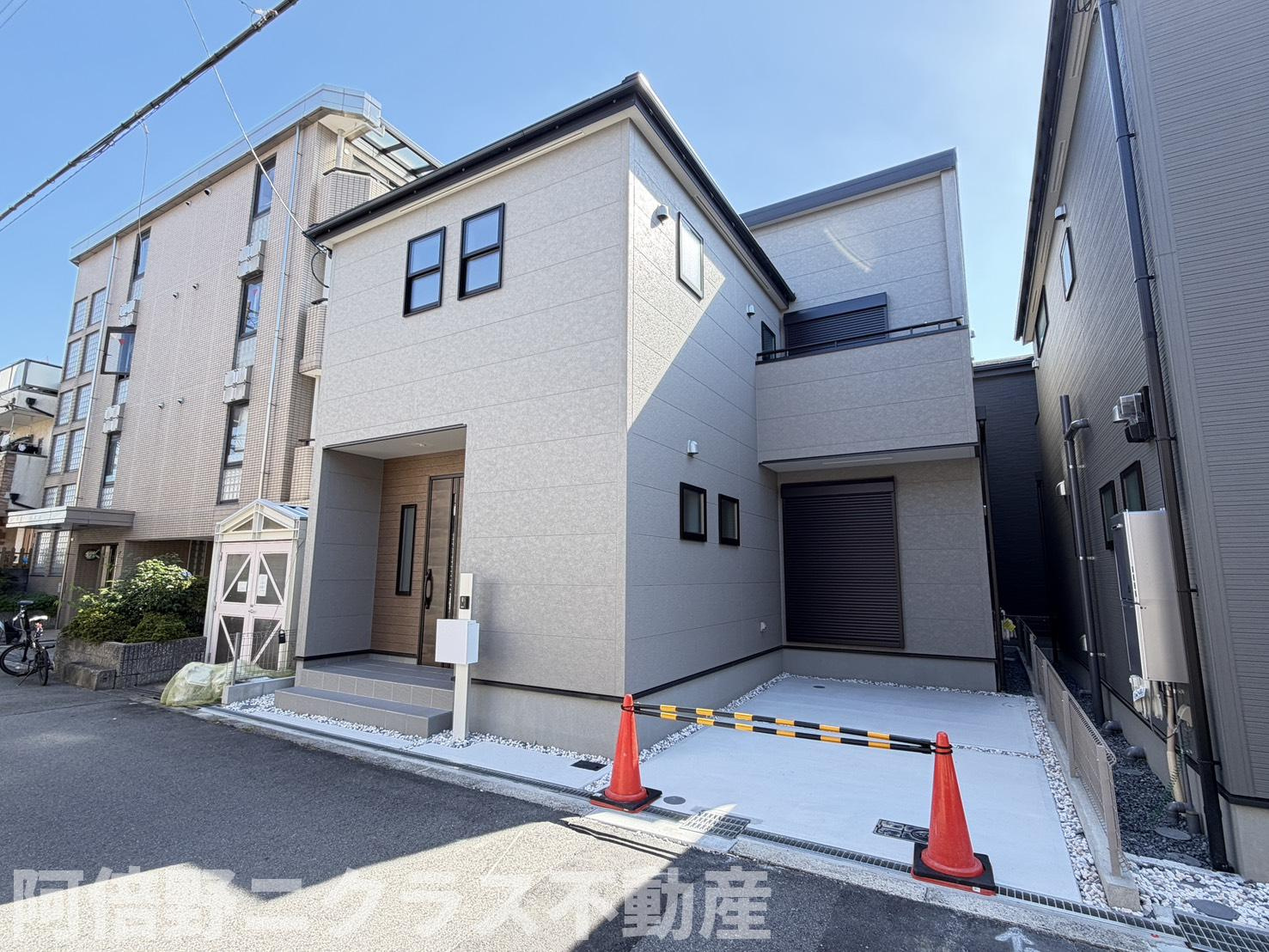 東住吉区照ヶ丘矢田７棟現場の外観