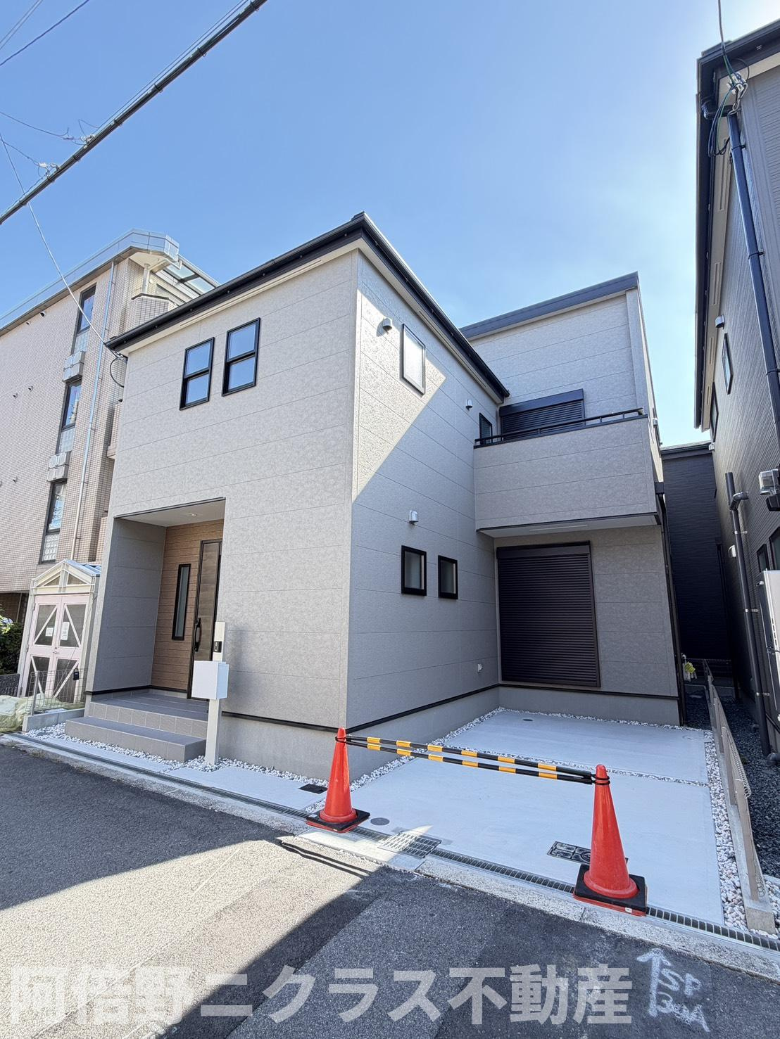 東住吉区照ヶ丘矢田７棟現場の外観