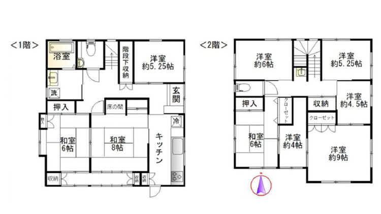 上之　間取図