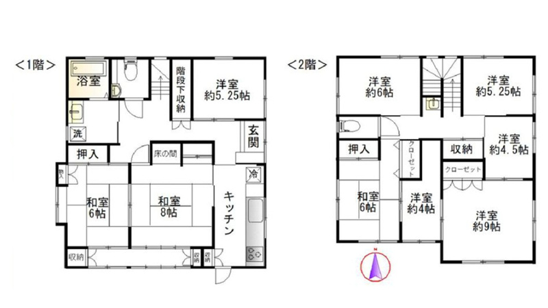 上之　間取図