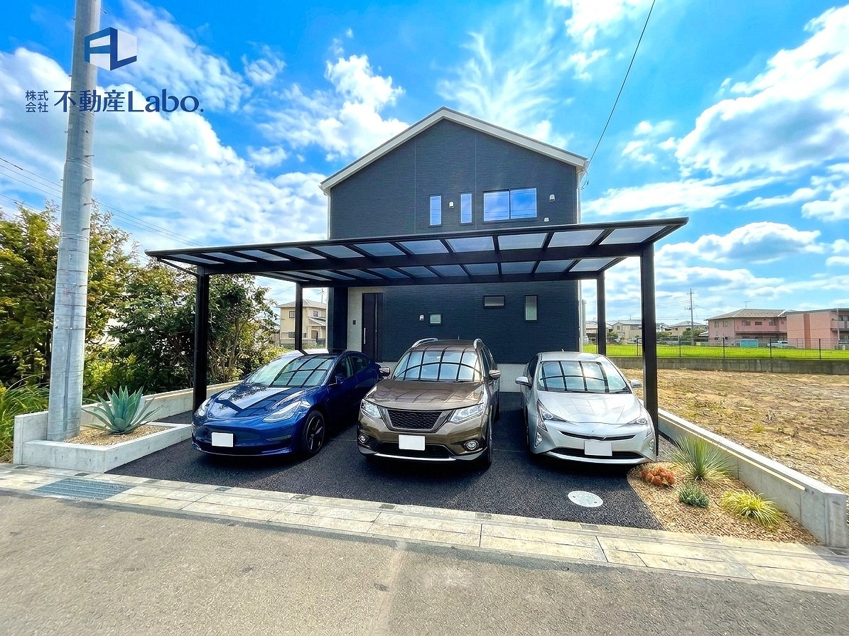 クレイドルガーデン　沼津市大諏訪第9　全1棟のその他|●外構CG● 外観写真のカーポート、車はCGでイメージとなります。別途、追加工事でカーポートの設置も可能です♪