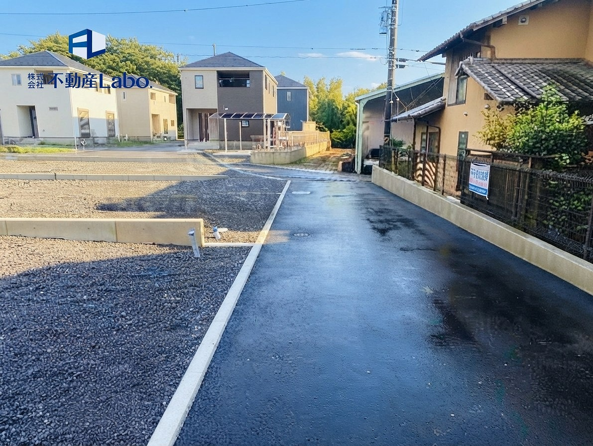 クレイドルガーデン　富士宮市小泉第30　全3棟の前面道路含む現地写真|在宅勤務や自宅でお仕事を頑張る方にうれしい、「テレワークルーム」のある間取♪