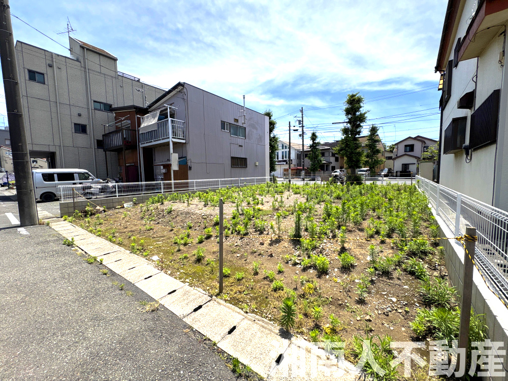 平塚市平塚4丁目　売地の外観|現地です