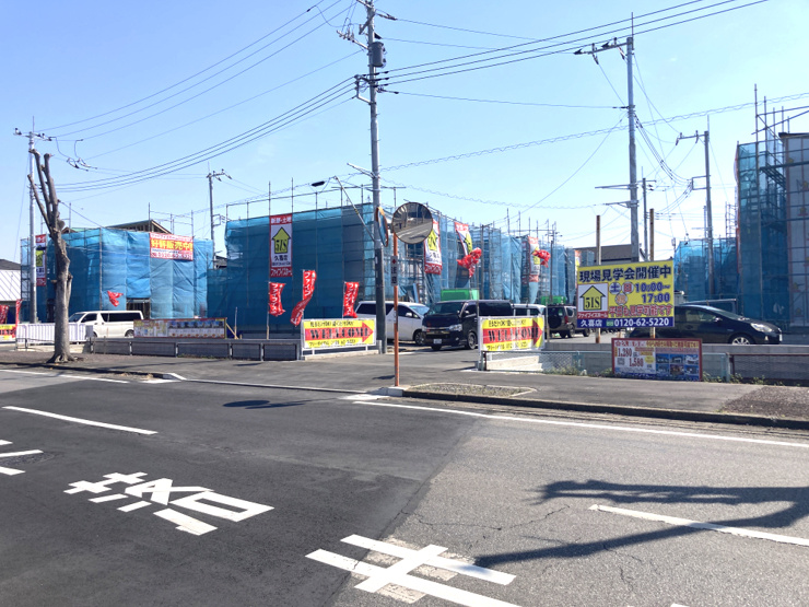 久喜市西（全28区画）前面道路