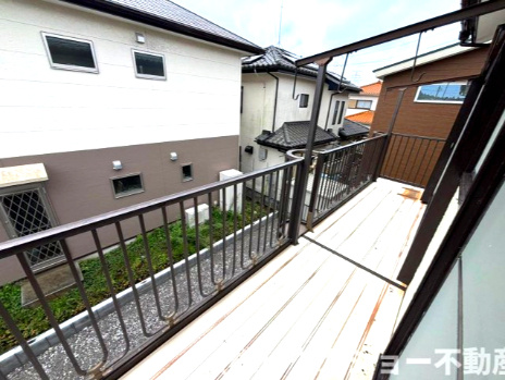 市原市喜多　中古戸建のバルコニー