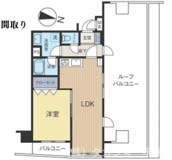 ライオンズマンション東稲毛の間取り