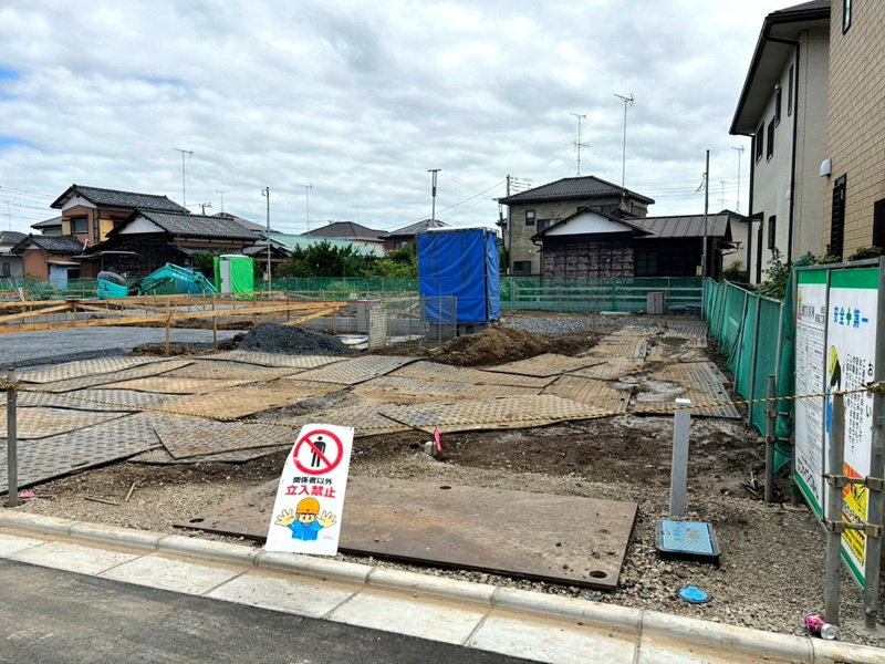 行田市桜町2丁目７区画　５号棟　現地写真　