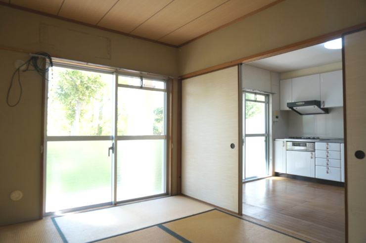 研究学園5団地525号棟の和室|和室約６帖