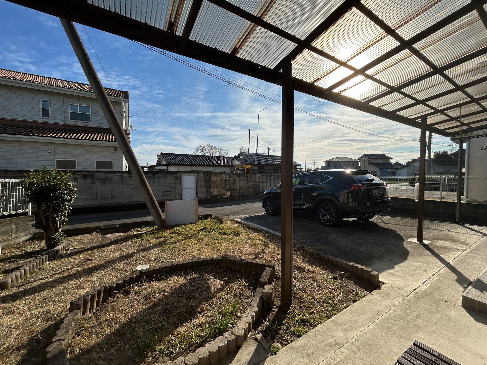 前橋市粕川町込皆戸　中古住宅の庭|お庭での家庭菜園・ガーデニングを通じて、お子様と一緒に育てていくと、思い出も増えていきそうですね♪
