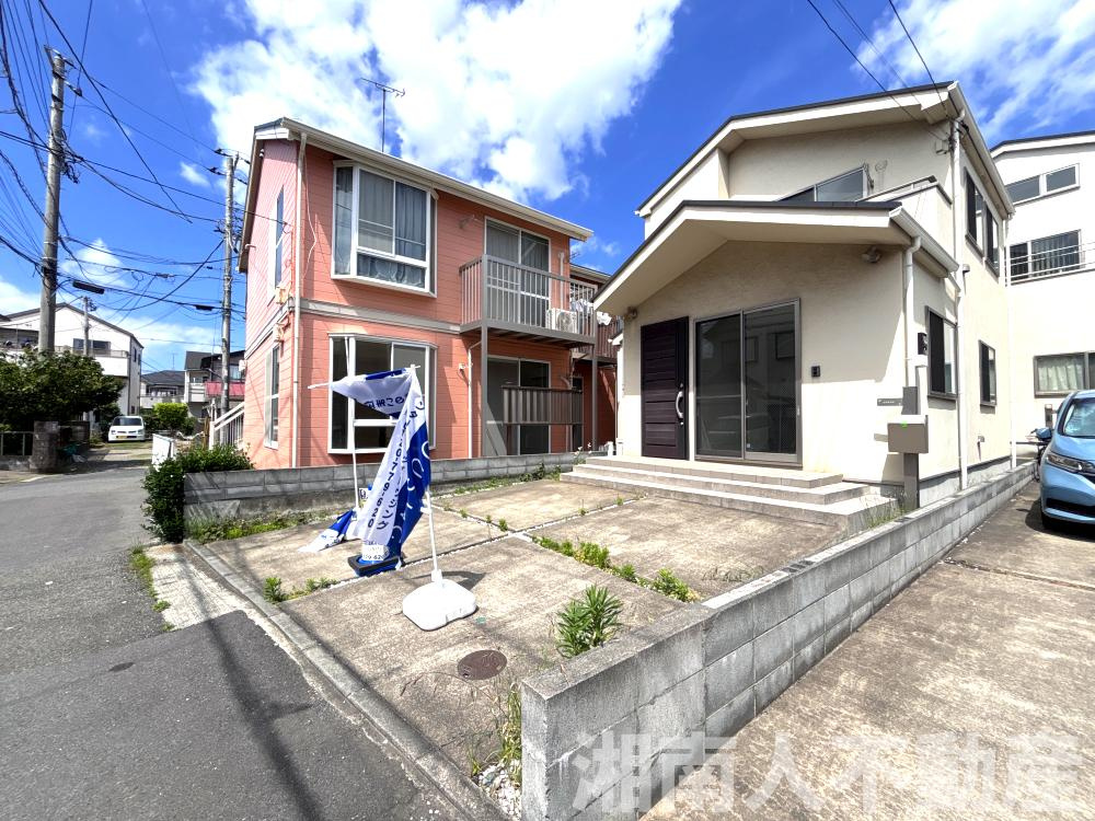 中古戸建　茅ヶ崎市柳島2丁目の前面道路含む現地写真|前面道路含む現地写真です