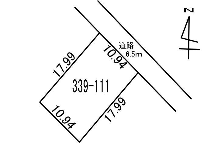 白老町萩野339-111　土地の外観